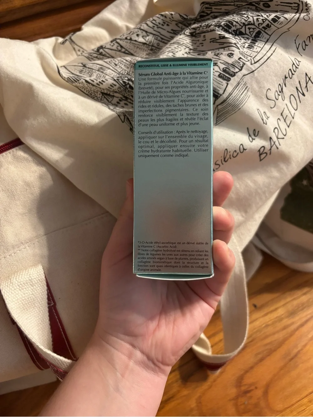 Algenist Vitamin C+ Anti-Aging Serum Box in Teal and Silver